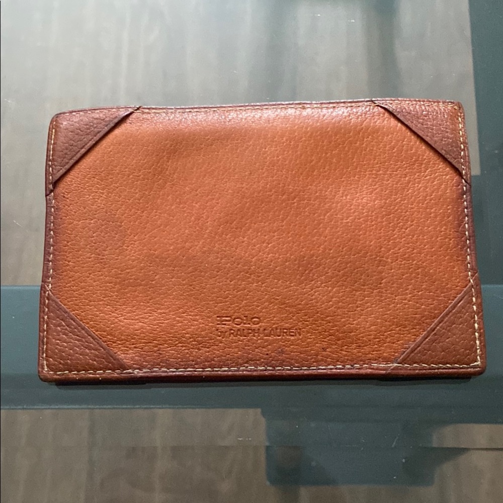 Polo by Ralph Lauren Brown Leather Card Wallet